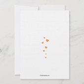 キンギョボウルポストズ結婚ブランチ招待状 招待状 (裏面)