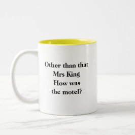 キングおもしろい夫人の他のノベルティコーヒー ツートーンマグカップ
