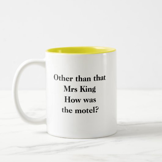 キングおもしろい夫人の他のノベルティコーヒー ツートーンマグカップ (左)