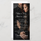 キングがクイーンメニューに出会う時 メニュー (正面/裏面)