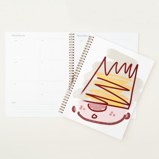 キングが最初にコーヒーが必要 プランナー手帳 (ディスプレー)