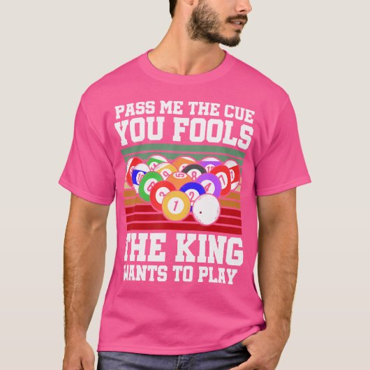 キングが望むキューを渡遊せ Tシャツ (正面)
