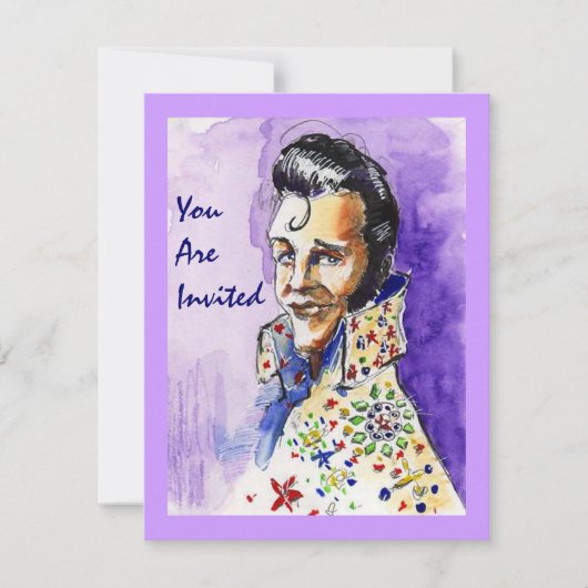 キングが楽しいカラオケパーティーをお誘いします ～ご招待状～ 招待状 (正面)