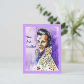 キングが楽しいカラオケパーティーをお誘いします ～ご招待状～ 招待状 (スタンド正面)