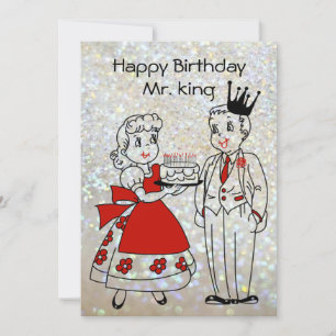 キングさんお誕生日おめでとう 面白い誕生日カード