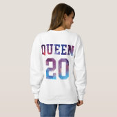 キングとクイーン01 スウェットシャツ (裏面フル)