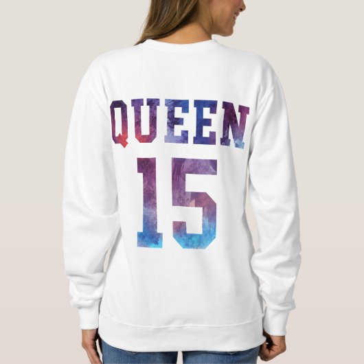 キングとクイーン01 スウェットシャツ (裏面)