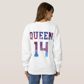 キングとクイーン01 スウェットシャツ (裏面フル)