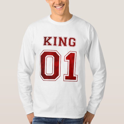 キングとクイーン01 Tシャツ (正面)