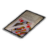 キングとクイーン・オブ・ハート創世記聖書引用文 マグネット (左側)