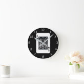 キングとクイーン・オブ・ハート王室のカード ラウンド壁時計 (ホーム)