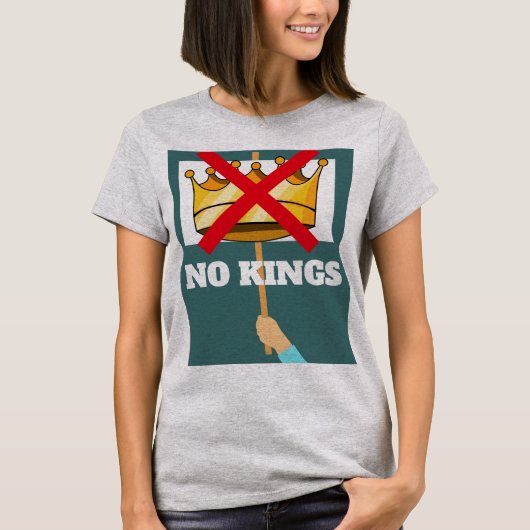 キングなどいない Tシャツ (正面)