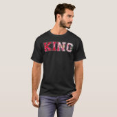 キングのグラフィティスタイルの文字 Tシャツ (正面フル)