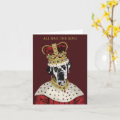 キングのダルメシアン 父の日 カード (黄色い花)