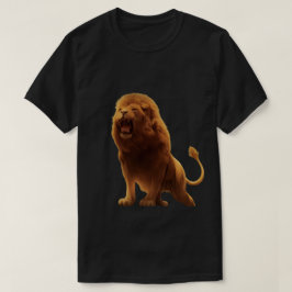 キングの吠え声 - 雄大なライオン グラフィックTシャツ Tシャツ