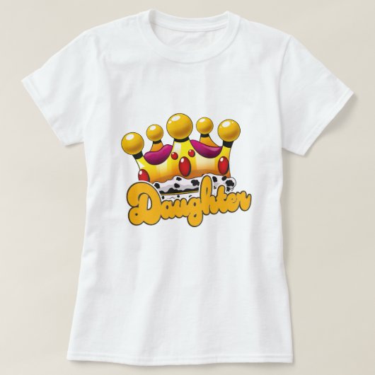 キングの娘の王冠 Tシャツ (デザイン正面)