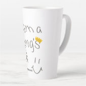 キングの子 カフェラテマグ (右アングル)