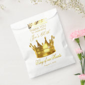 キングの我々のハート60th誕生日金箔クラウン フェイバーバッグ (封をした状態)
