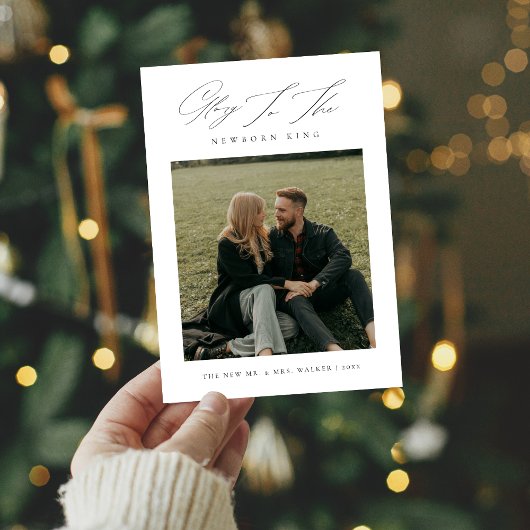 キングの新生まれたばかりの婚の写真への栄光 シーズンカード