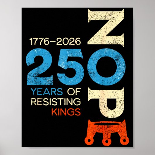 キングはいない 2026年3月28日 抗議の看板 ポスター (正面)