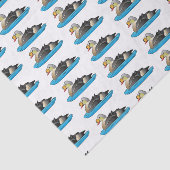 キングアイダー鳥の漫画イラストレーション 薄葉紙 (詳細)