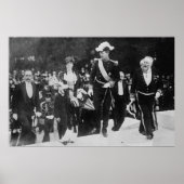 キングアルバート&クイーンエリザベスゲント万博1913 ポスター (正面)