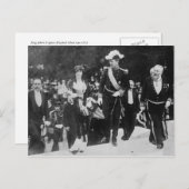 キングアルバート&クイーンエリザベスゲント万博1913 ポストカード (正面/裏面)