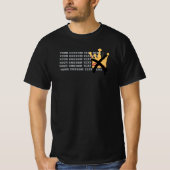 キングアンチ君主制カスタムの抗議グレー(胸部) Tシャツ (正面)
