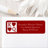 キングアンドクイーンズカ遊ードベガス住所 シール (インサイチュ)