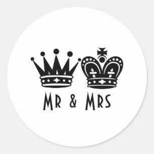 キングアンドクイーンチェス盤ゲ結婚ーム ラウンドシール