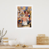 キングアンドクイーン・オブ・ハートヴィンテージアリス・ワンダーランド ポスター (キッチン)