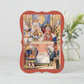 キングアンドクイーン・オブ・ハートヴィンテージアリス・ワンダーランド 招待状 (スタンド正面)