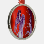 キングアーサー伝説パープルレッド女王ギニー メタルオーナメント (右)