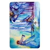 キングアーサー、湖のレディとエクスカリバー マグネット (縦)