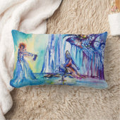 キングアーサー、湖のレディとエクスカリバー ランバークッション (ブランケット)