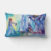 キングアーサー、湖のレディとエクスカリバー ランバークッション (裏面)