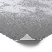 キングイエズスグランジクリスチャン十字文字グレー ポスター (角)