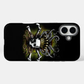 キングイカのドクロ Case-Mate iPhoneケース (裏面 (横))