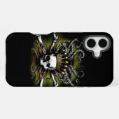 キングイカのドクロ iPhoneケース (裏面横)