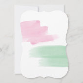 キングエレガントプロテアウォーターカラー結婚式招待状 招待状 (裏面)