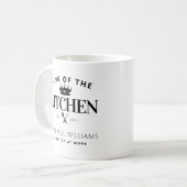 キングオブエレガントザキッチンシェフ調理師グルメクラウン コーヒーマグカップ (正面左)