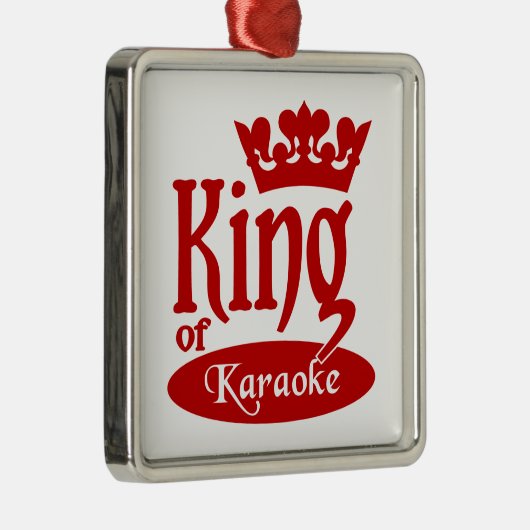 キングオブカラオケオーナメント メタルオーナメント (右)