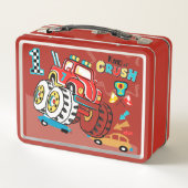 キングオブクラッシュモンスタートラック メタルランチボックス (裏面)