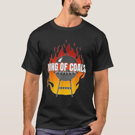 キングオブコールズグリル焼き夏バーベキュークックオ Tシャツ (正面)