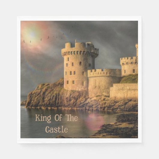 キングオブザキャッスル誕生日 スタンダードランチョンナプキン (正面)