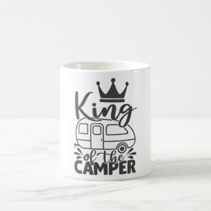 キングオブザキャンパーおもしろい引用文キャンプことわざ コーヒーマグカップ