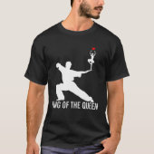 キングオブザクイーンユニークブラック Tシャツ (正面)