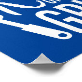 キングオブザグリルタイポグラフィ ポスター (角)