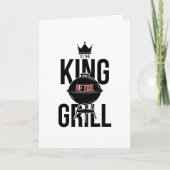 キングオブザグリルファーザーズデイ誕生日カード カード (正面)