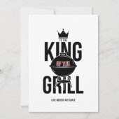 キングオブザグリルファーザーズデイ誕生日カード カード (正面)